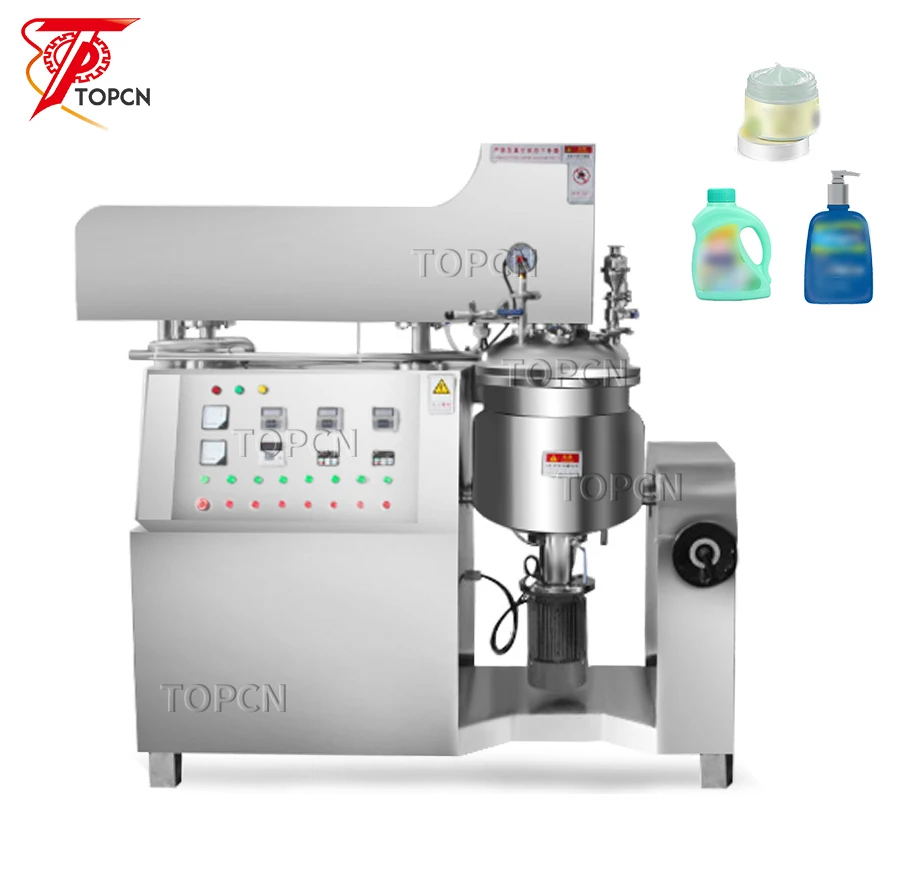 Лабораторный гомогенизатор для крема 5 л/10 л/50 л/100 л, компактное лабораторное оборудование для производства молочного лосьона, вакуумный эмульгатор по заводской цене