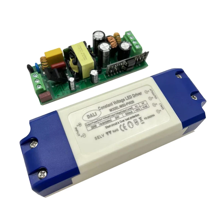 factory price 12v 1600ma power supply 20w 30w 40w 50w 60w dali dimmable led driver ce rohs fcc iso9001