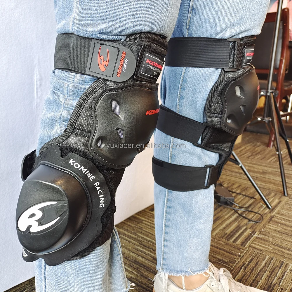 Komine Professional Motorcycle Knee Pad Protective Road Racing Dedicated Curved Grinding Block Slider Racing Bend Knee Pads