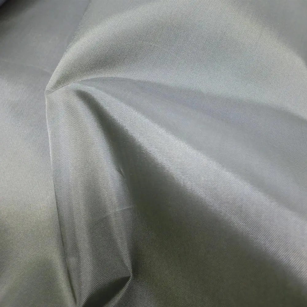 
CHINA jiangsu 210T lining taffeta polyester waterproof PA coated plain dyed 100% polyester fabric 