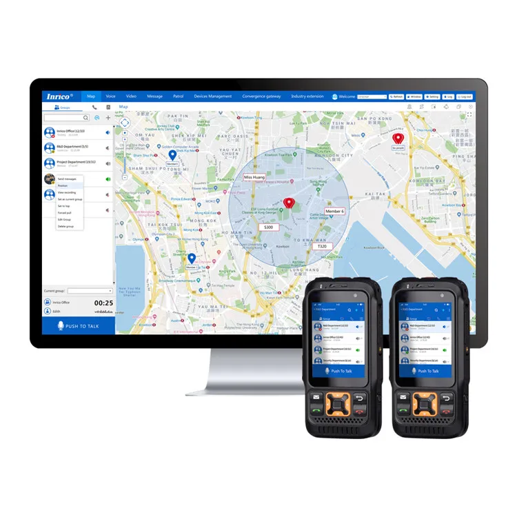  Рация для мобильной сети 4G LTE S100 с одной SIM-картой и кнопкой