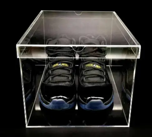 High quality  OEM custom  acrylic sneaker display case  AD-057 acryl shoe box