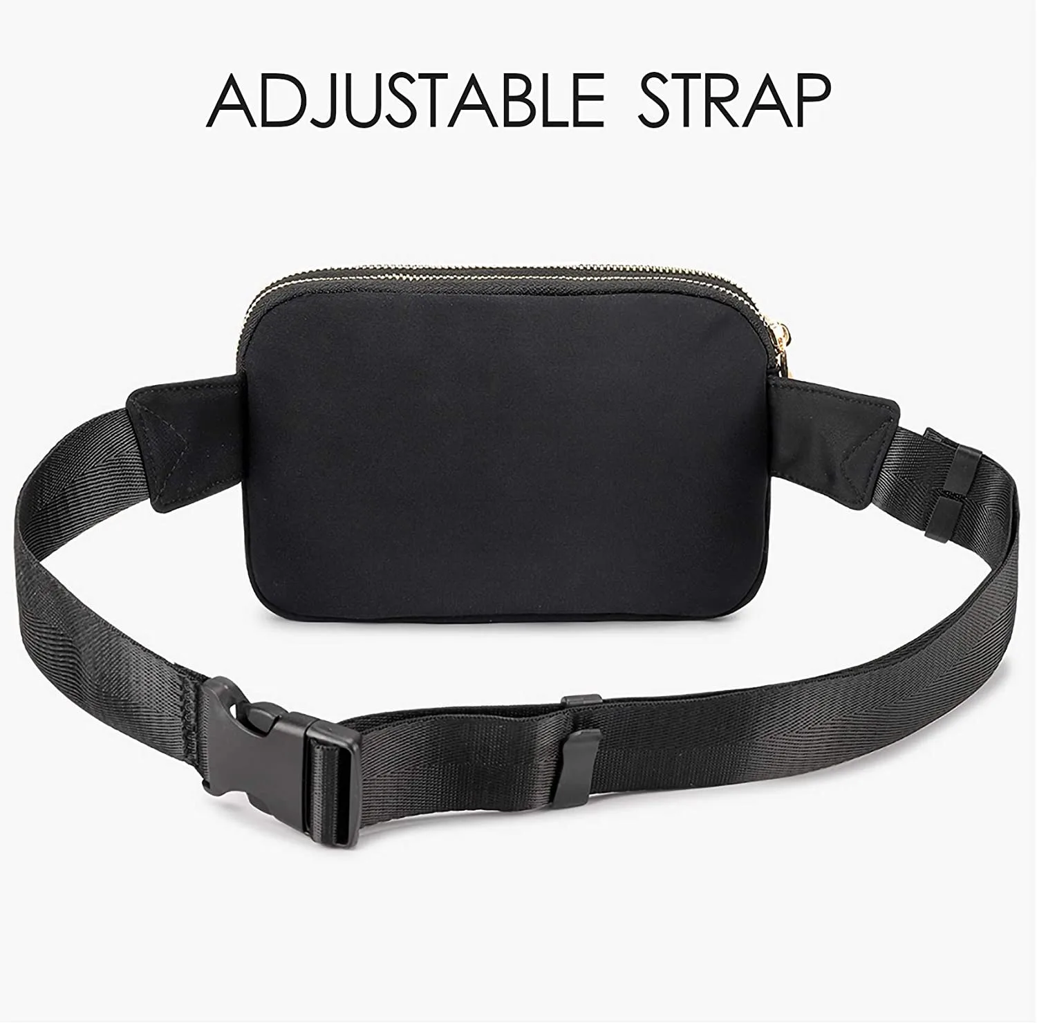 New Style Double zipper  Lulu Nylon Everywhere Belt Bag Large Size Fanny Pack Bag Lululemone Crossbody Bag
