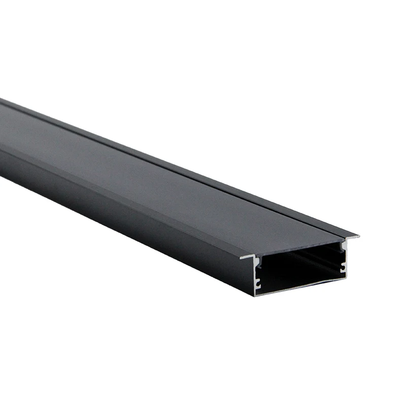 Extrusion Housing Profiles Channel Led Alu Aluminum Kitchen Cabinet Ceiling Black Mini Anodized