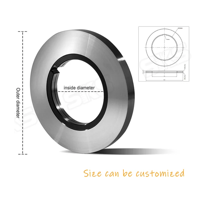 Hss/skd11 Fabric Leather Paper Circular Slitter Blades Slitting Knife Pneumatic Blade roll shear knife