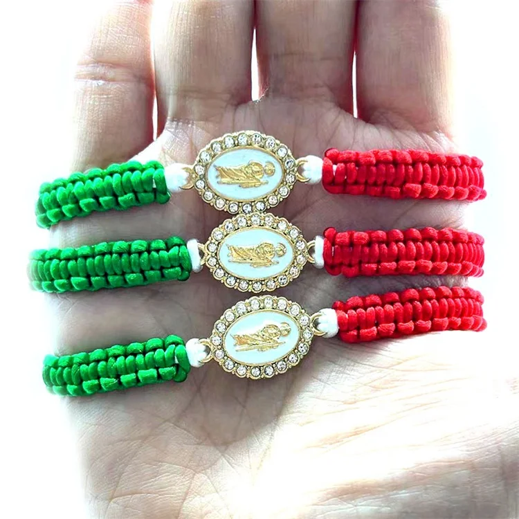 Hand-Woven Bracelets As Gifts or Prayer  Can Worn by Men  and Women  Mexican Series  Saint Judas the Father  Handmade  Bracelets