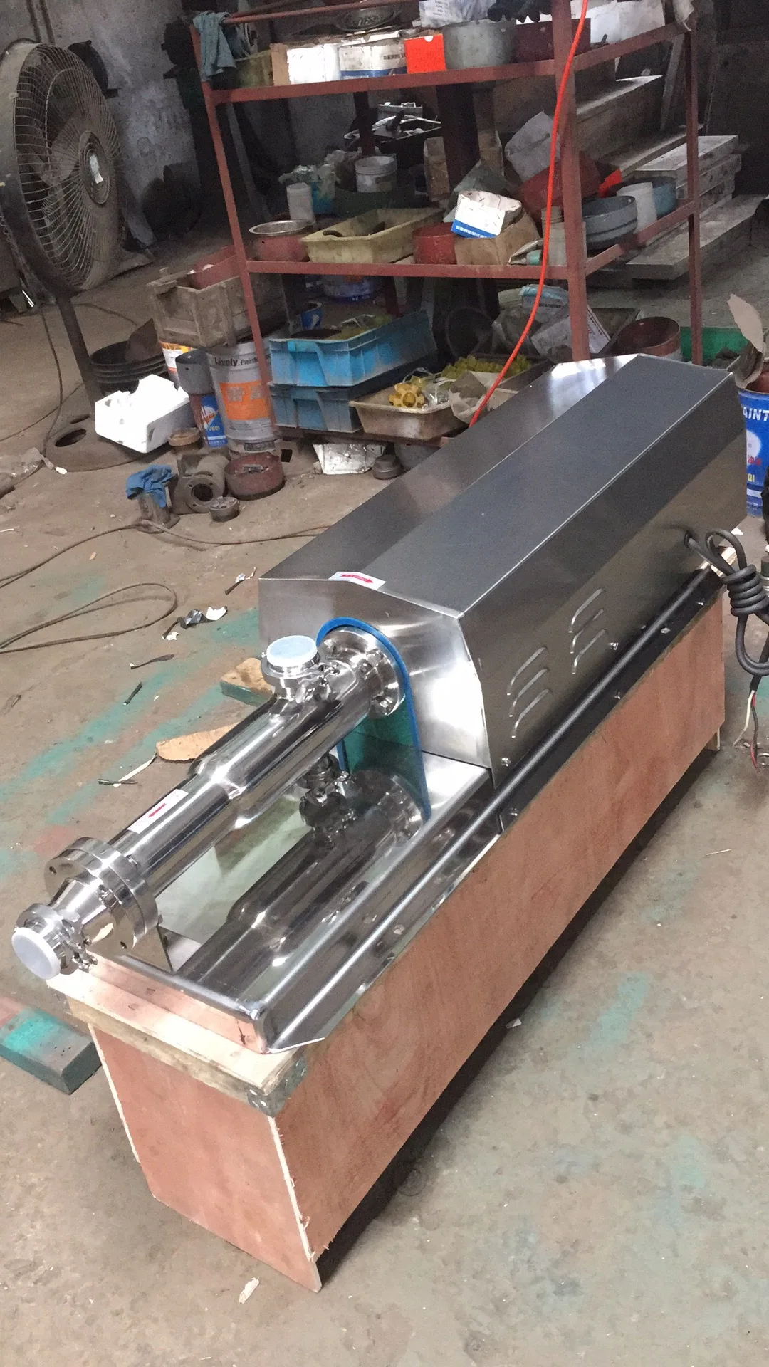 Factory Direct Sales Fixed Rotor Screw Pump Food Grade Chemical Industry Screw Pump