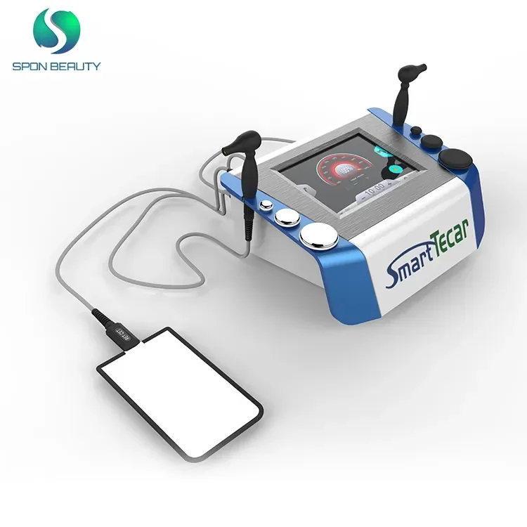 448KHz Smart-tecar CET RET Pain Relief Tecar Physical Therapy Physiotherapy diathermy slimming machine1