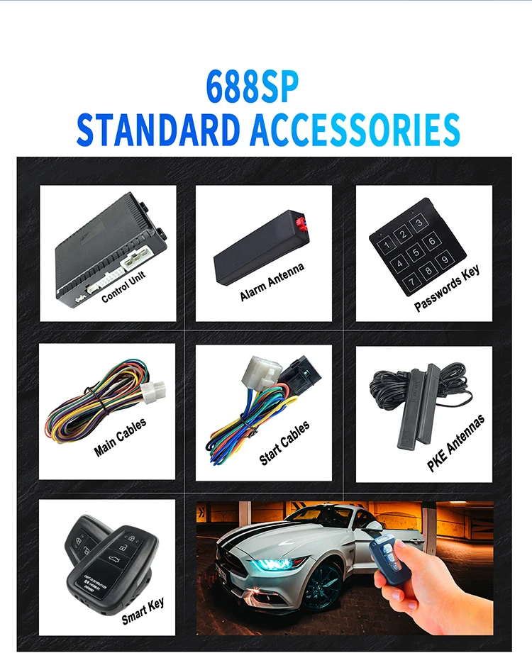  KOL Drop Shipping Cardot Remote Smart Start Stop Engine System Keyless Entry Car