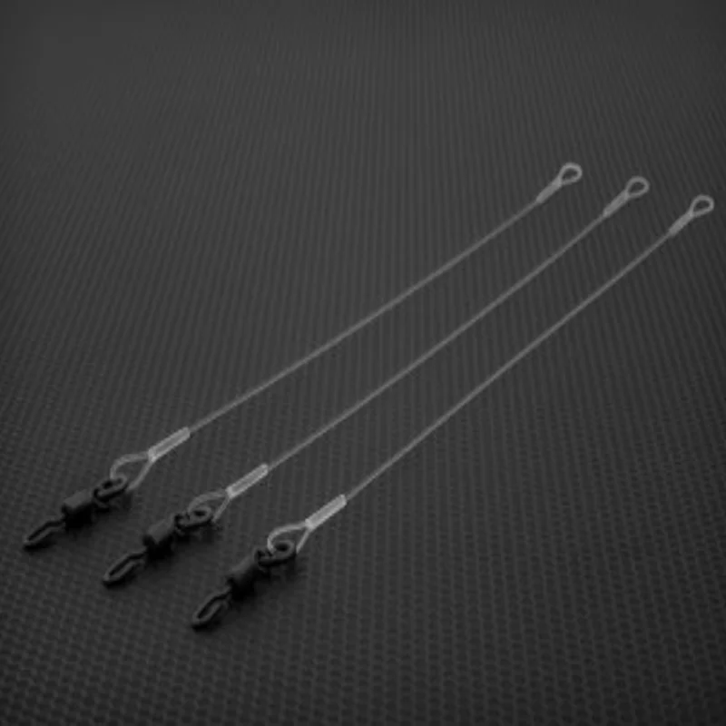 Рыболовные бумы для карпа, Фторуглеродные плавленые поводки для крючков системы chod, аксессуары для лески, конечная Снасть