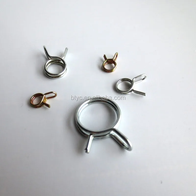 Customized 304 stainless steel galvanized metal wire spring stainless steel pipe clamp