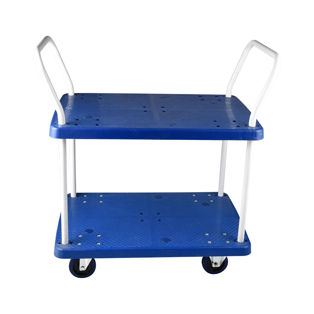 Heavy duty 150kg platform plastic folding trolley manufacturers