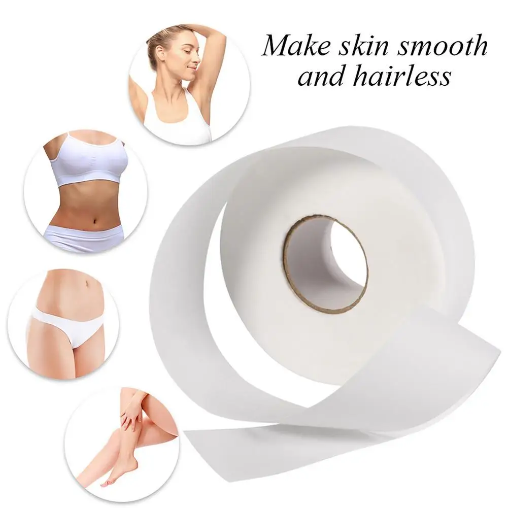 Disposable Nonwoven Epilation Roll Wax Body Leg And Facial Hair Removal Epilating Wax Roll