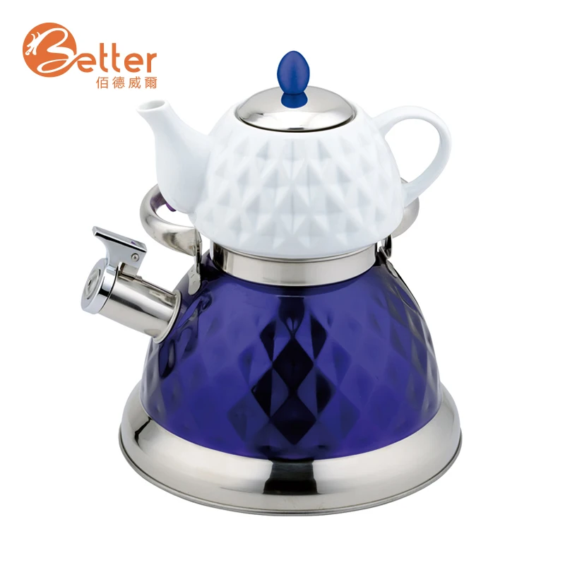 Новинка, русские горшки из нержавеющей стали, русский самовар, двойной чайник