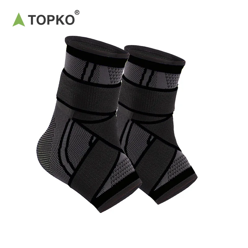 TOPKO Sports Ankle Sleeves Support Compression Ankle Brace