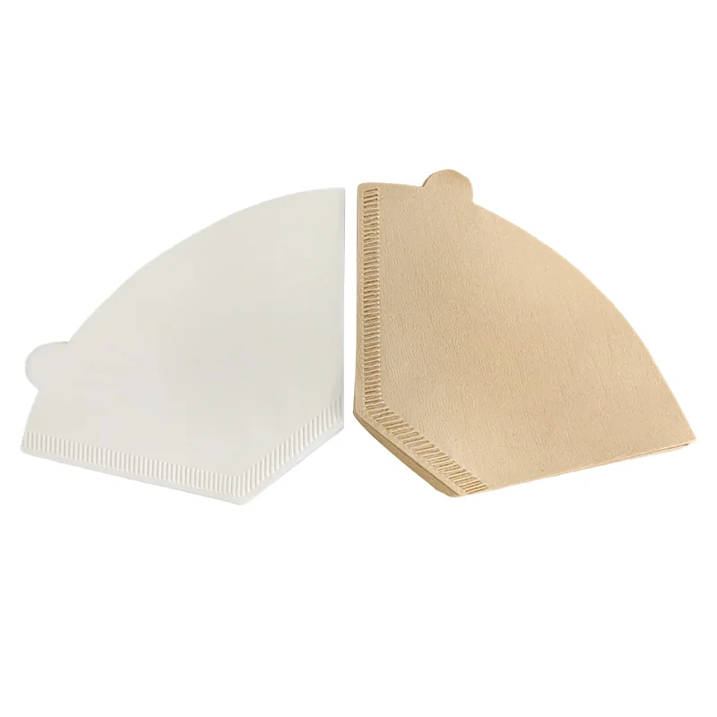 40Pcs Bag Wooden Original Hand Drip Paper Coffee Filter Espresso Coffee Filters