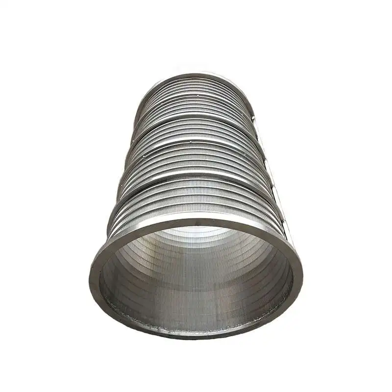 Automatic Johnson Screen Drum Screen Cylinders Profile Bar Filter