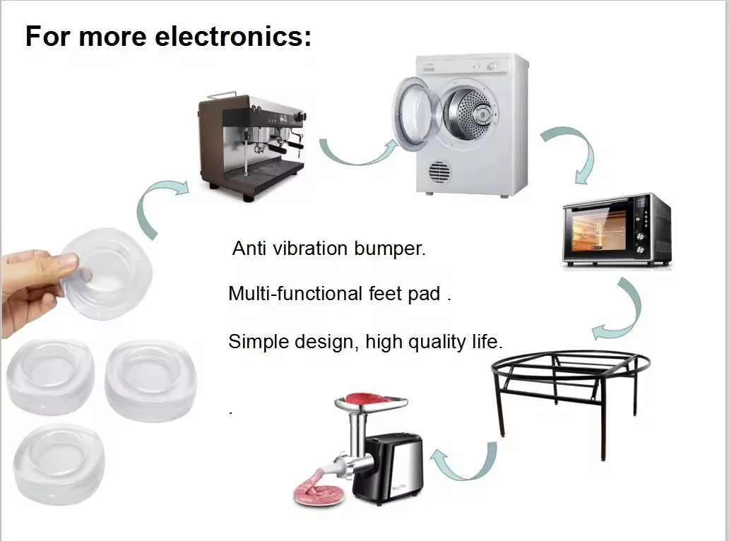 Hot Selling Anti Vibration Pads for Washing Machine and Dryer Washing Machine Support Prevent Moving