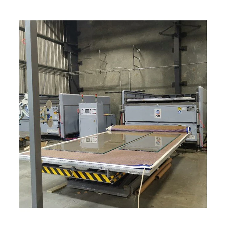 2440x3660mm four layers EVA laminated glass oven