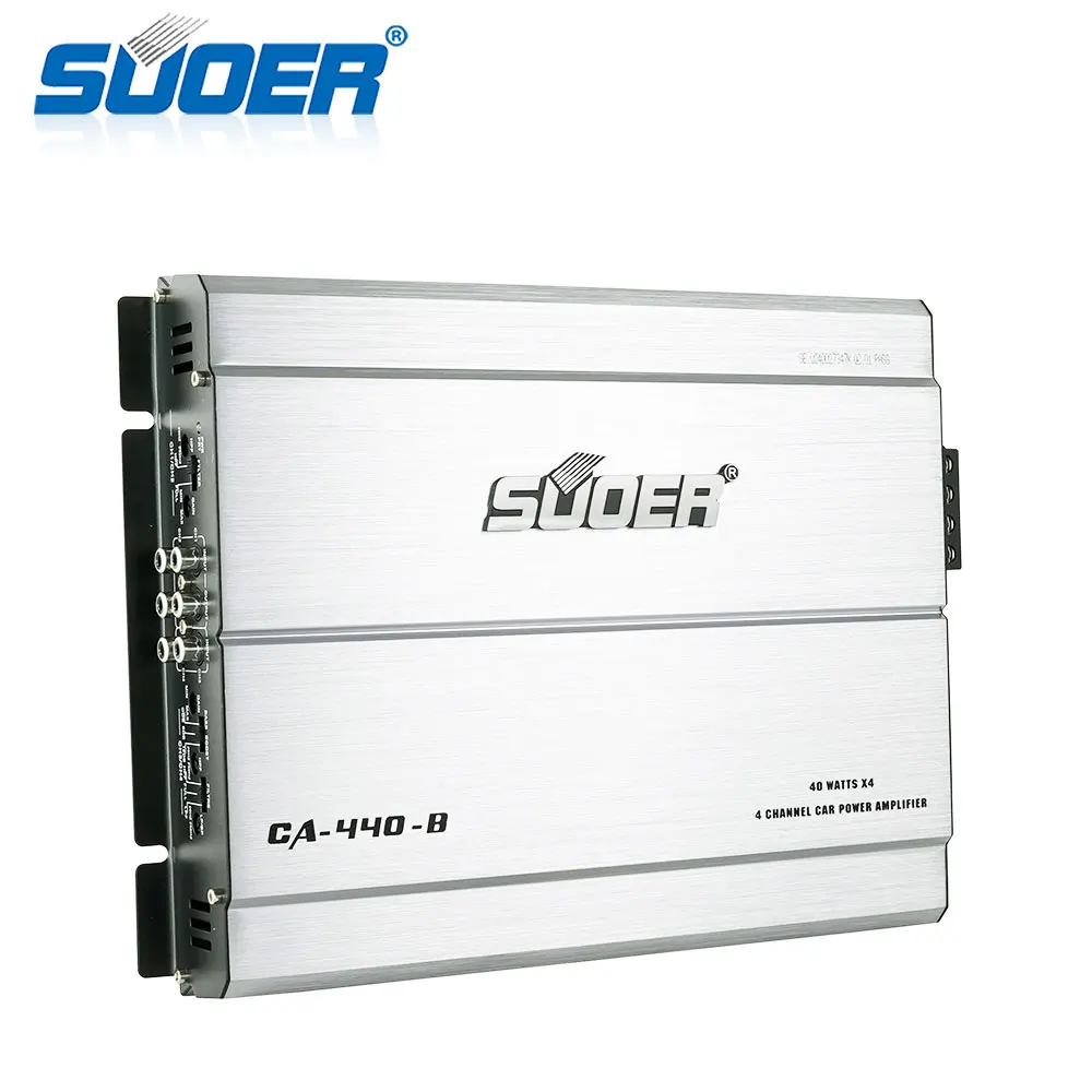 Suoer CA-440-B hot 4 ch 12 V digital amp car power amplifiers four channel audio car amplifier 4-channel