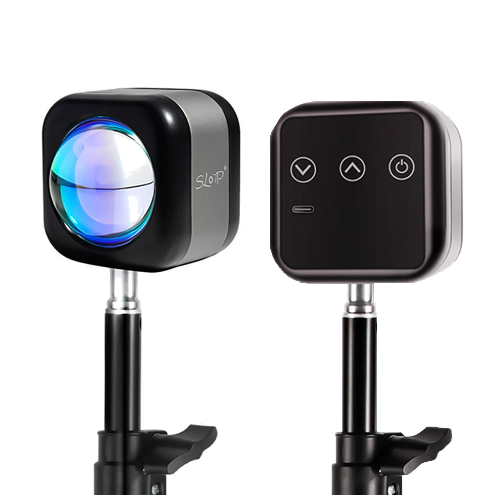 USB Sunset Projector Led Night Light  Atmosphere Projection Lamp With Tripod for Bedroom Bar Coffee Shop Background Decoration