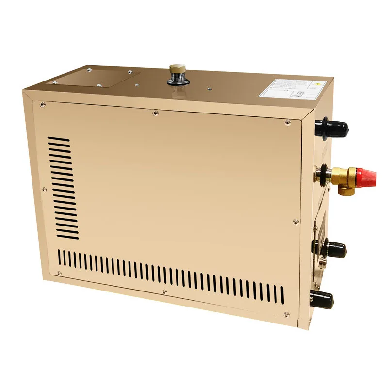Huaxi factory steam generator wet steam machine for sauna spa bath generator steam engine golden color luxury sauna bath machine