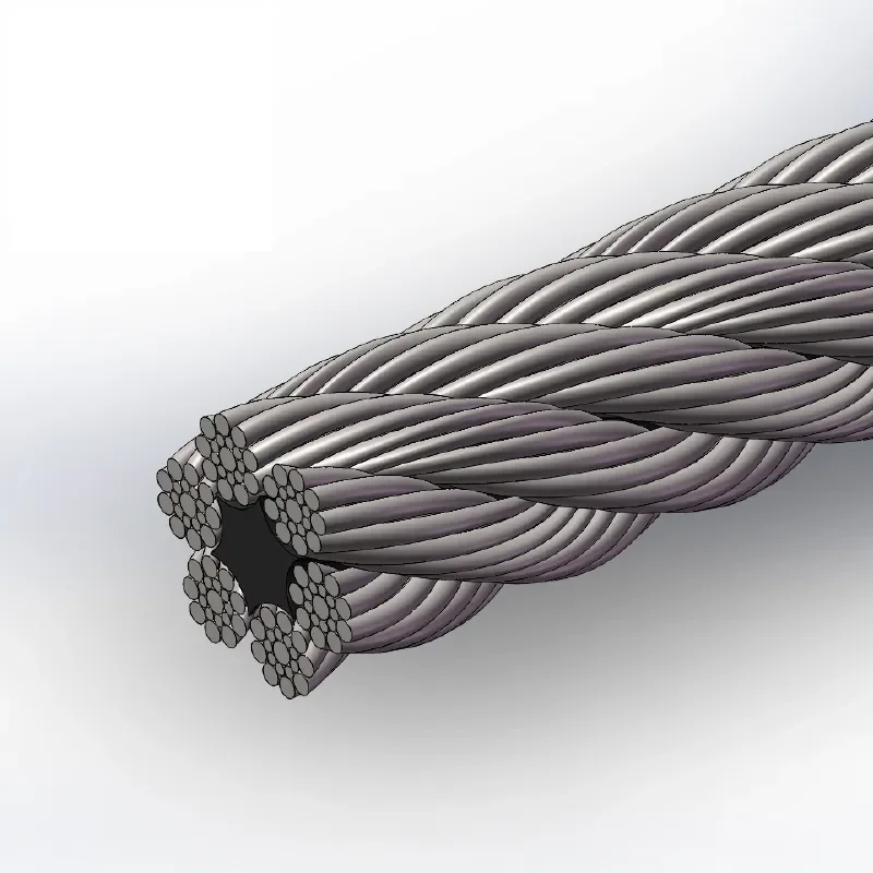 DIN3060 6*19 FC FIBER CORE OR 6*19 IWRC STEEL WIRE ROPE
