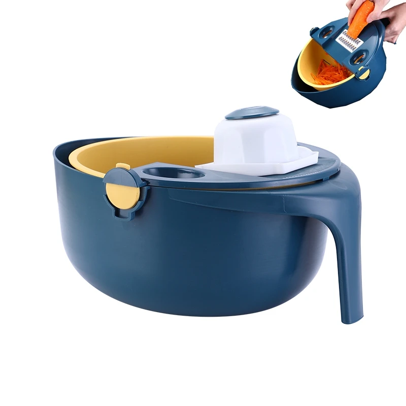 9 в 1 Инновационный многофункциональный измельчитель овощей большой емкости измельчитель овощерезка с сливной корзиной