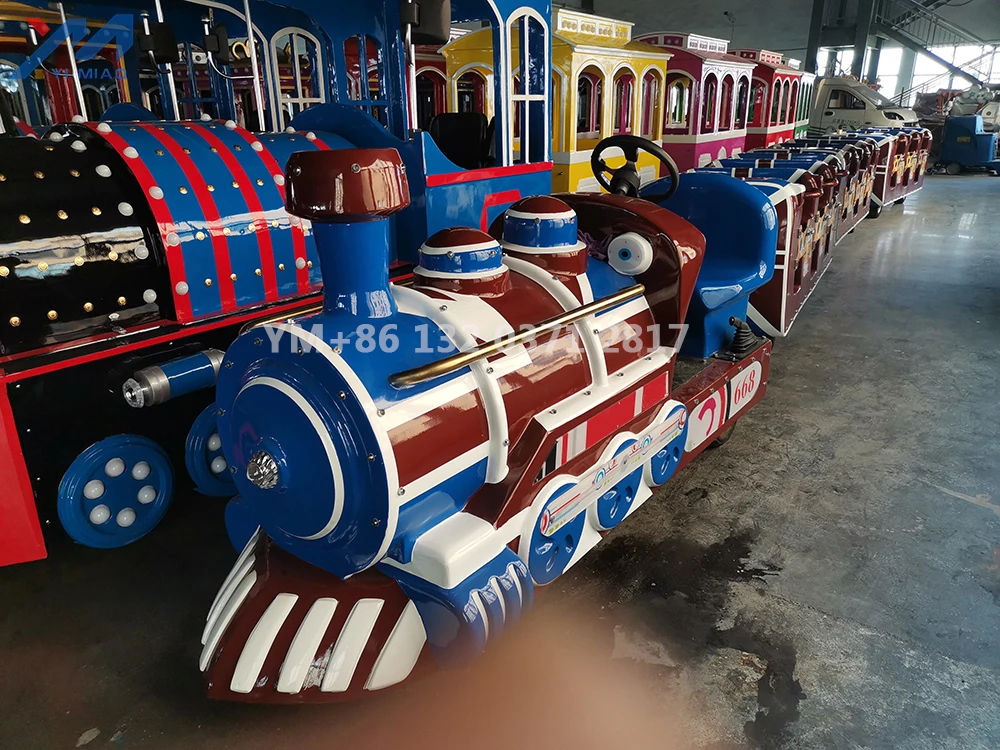 
Theme Park Rides Simple Operation Electric Mini Train 