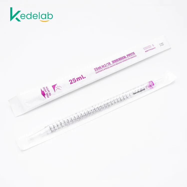 1ml 2ml 5ml 10ml 20ml 25ml 30ml 50ml Serological Pipettes for Lab Use