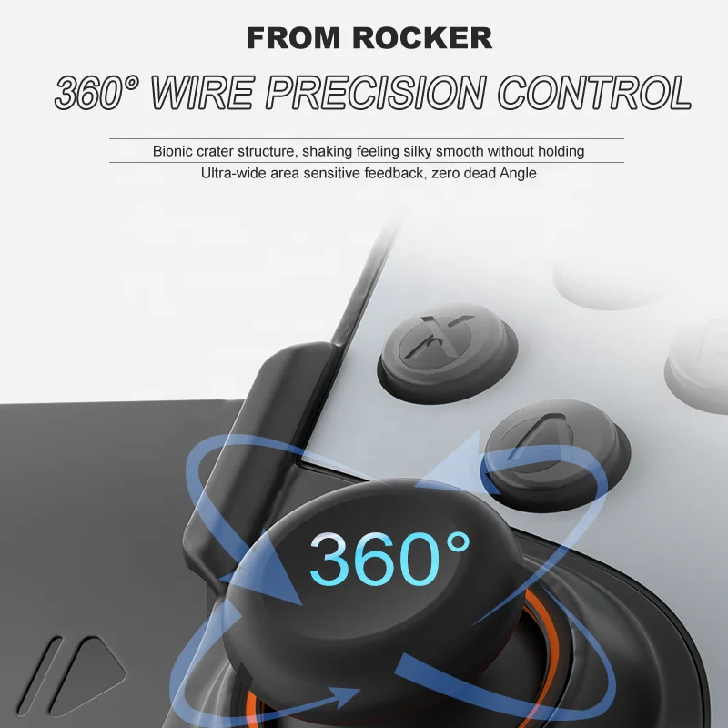 JK02 2-in-1 Telescopic Wireless Mobile Gaming Controller Cooling Gamepad iOS Android Switch PC PS4