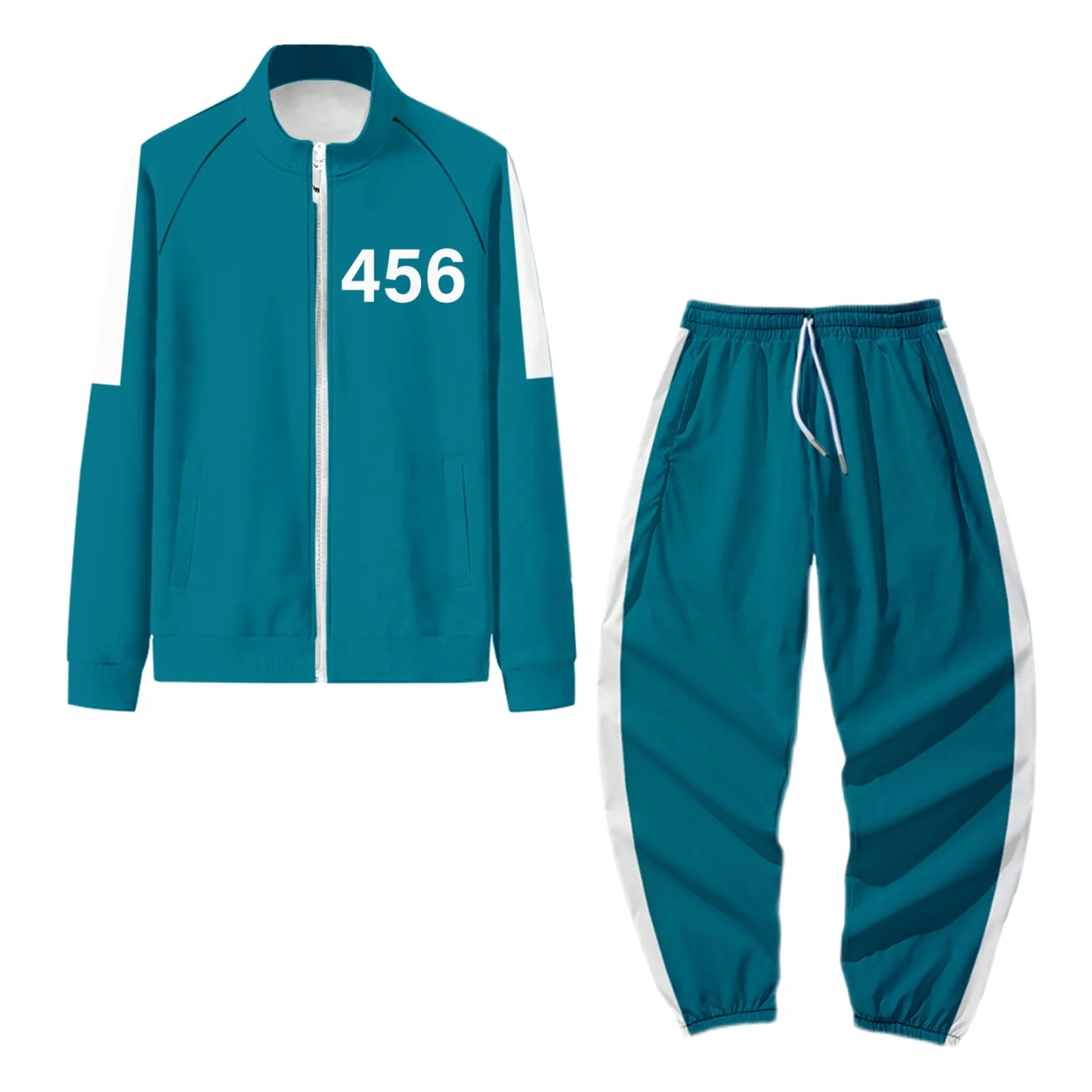 ТВ шоу кальмар игровой костюм 067 024 штаны и куртка S-4XL спортивные костюмы