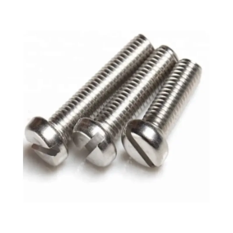 Hot-selling High Quality DIN920 High Quality Zinc Plated Carbon Steel Slotted Head Bolt Machine screws