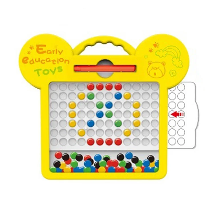 early educational magnetic mushroom nail art plastic diy drawing board for child