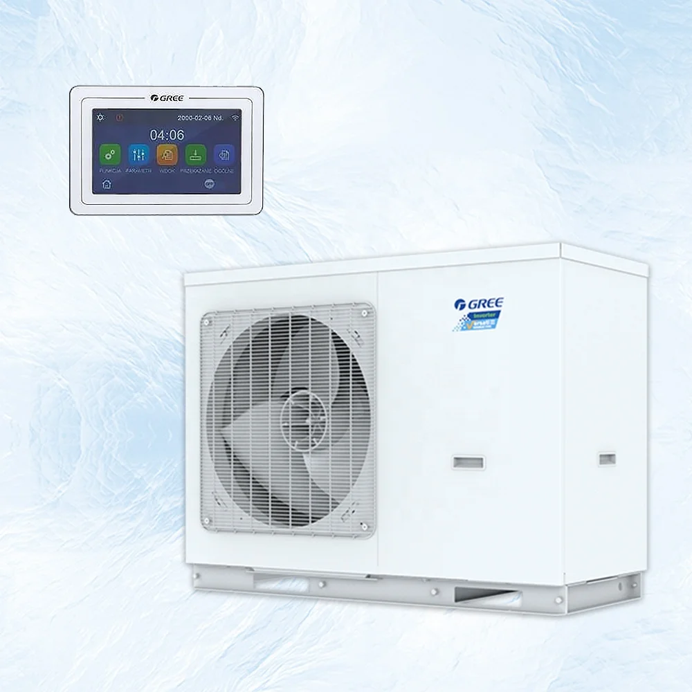 EU Hot Sale Gree R32 Monoblock Heat Pump Inverter Air to Water Heaters For Cooling/Heating and Water Heating Versati-3