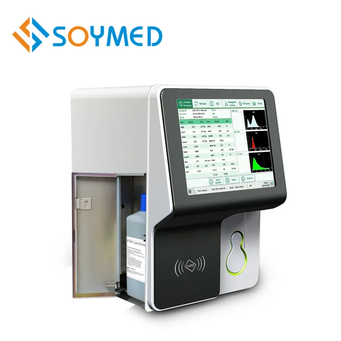 3 Diff Clinical used automatic hematology Analyzer 3 part Full Blood Count Machine For Medical and Lab