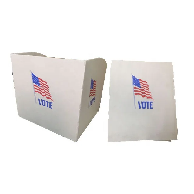 foldable Table top privacy polling screen