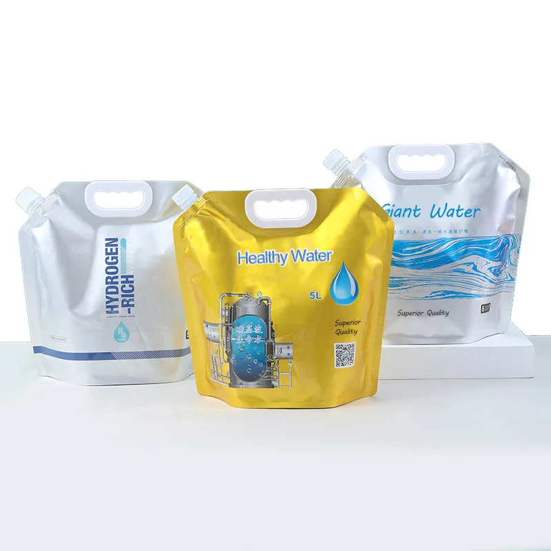 Plastic spout pouch small transparent plastic bags Large Self-supporting bag thick transparent nozzle bags