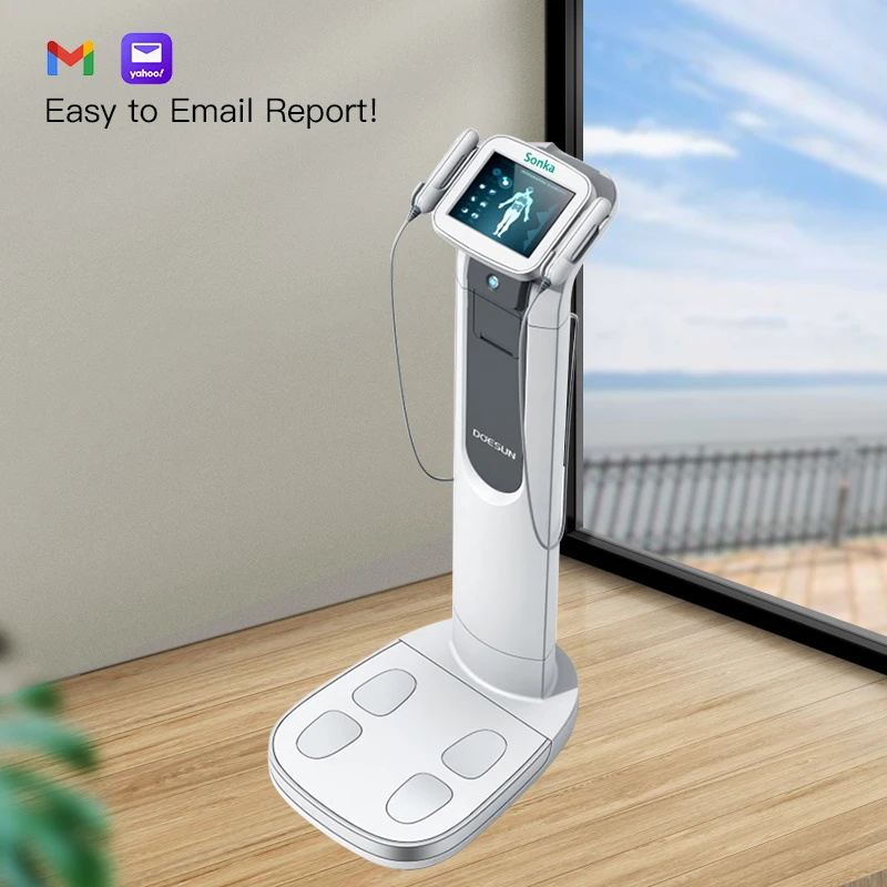 Sonka body scanner 3d machine ultrasonic measurement body composition scale 8 electrodes body composition analyzer