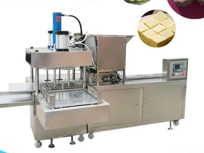 Commercial Mung bean pastry making Red bean paste cake forming machine sugar cube polvoron making press machine
