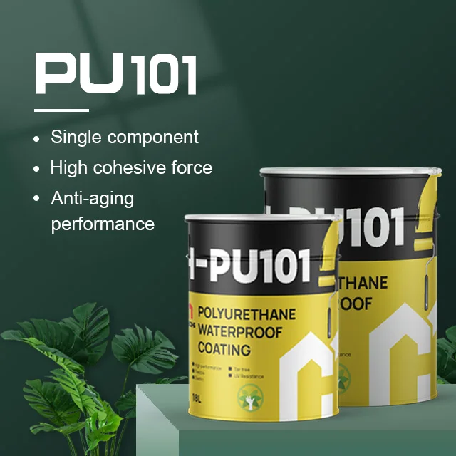 Polyurethane Waterproof Coating Liquid One Component Oily Spuma Poliuritanica Crack Sealant Pu