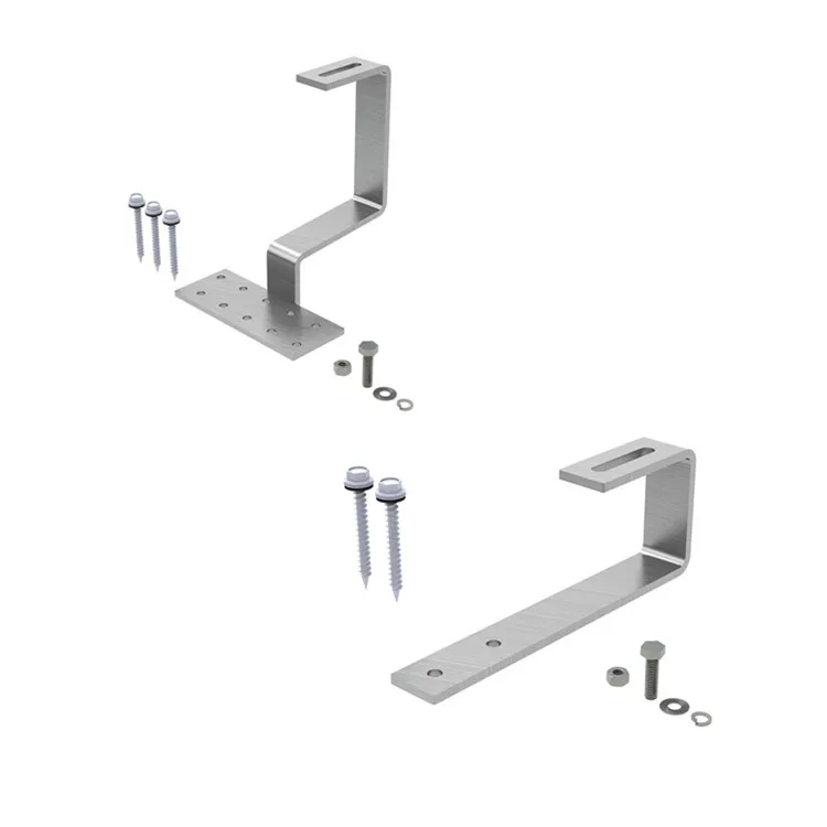 HF Factory Prices Universal Design Solar Panel Tile Roof Hooks Mounting Bracket