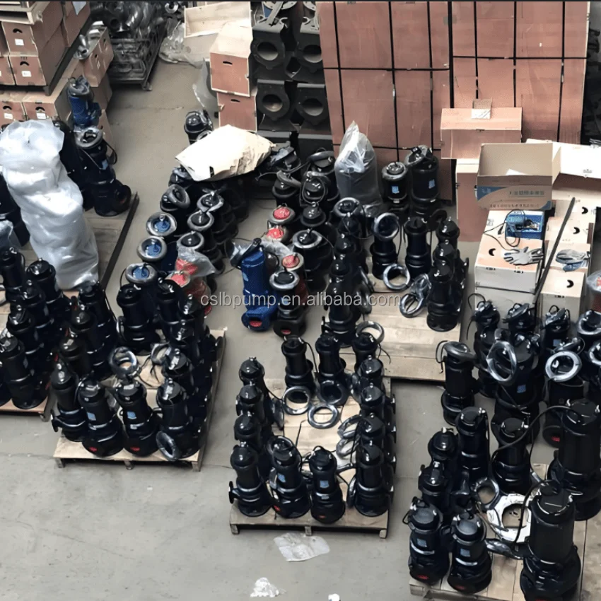 National standard sewage submersible electric pump. All copper motor with high head and high flow rate