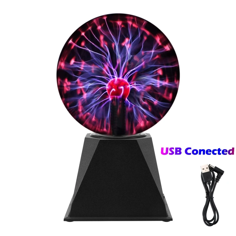 New ins 6 inch USB magic ball light touch sensitive sound controlled plasma lamp night light