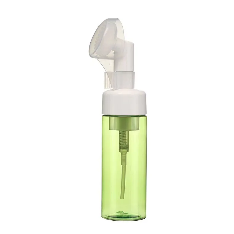 43mm Plastic Foam Pump With Brush Soap Dispenser Pump Head For Face Wash Bottle