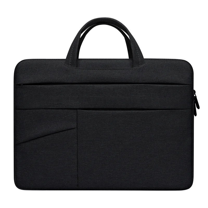 High Quality Custom Notebook Laptop Sleeve Bag Pouch Case Business Briefcase Handbag Polyester Leather PC Material Travel Inch