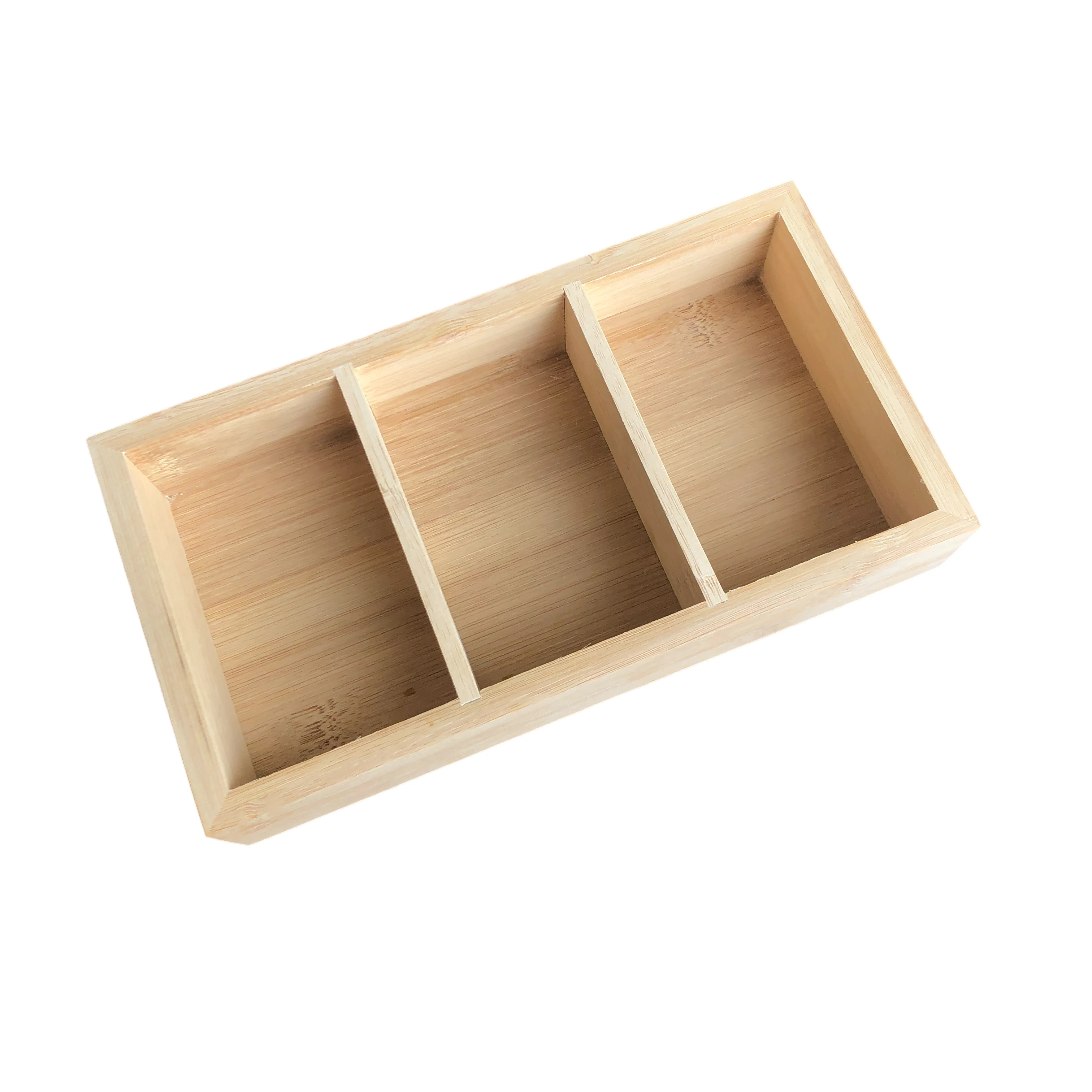 Пользовательские деревянные рождественские упаковочные контейнеры Конфеты Подарочная коробка для хранения бамбука оптом