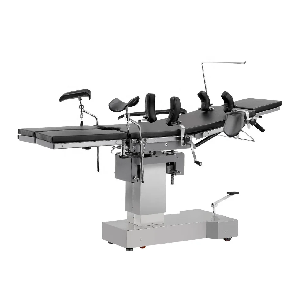 High Quality Medical Operating Table Mobile Manual Surgical Table for Hospital