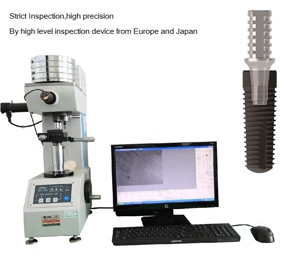 Manufacturer Approved micro-dual tread dental implant tooth Implant with compatible abutment in dental Medical