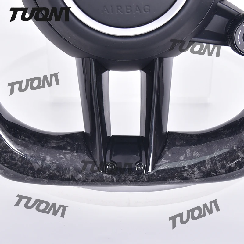 100% Real Forged Carbon Fiber LED Steering Wheel For Porsche Panamera Cayenne Macan 718 911 918 Taycan